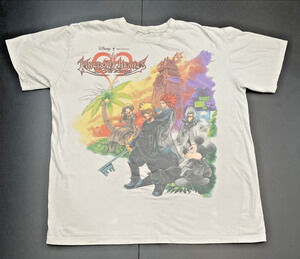 VERY RARE Disney Kingdom Hearts 358/2 T-Shirt XL Japan Square Enix